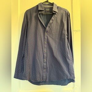 Charles Tyrwhitt Navy and Red Dot Shirt